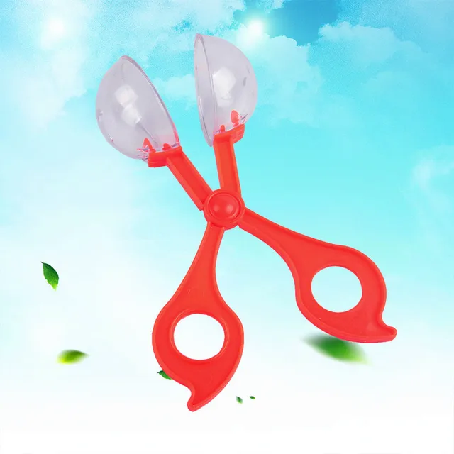 Outdoor Toys Plant Insect Biology Study Tool Set Plastic Scissor Clamp Tweezers Cute Nature Exploration Toy For Children 4