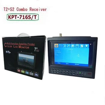 

[Genuine] KPT-716TS DVB-S2 DVB-T2 satllite Finder meter Satellite TV Receiver MPEG-4 Modulator better KPT-255H KPT-356H kpt716ts