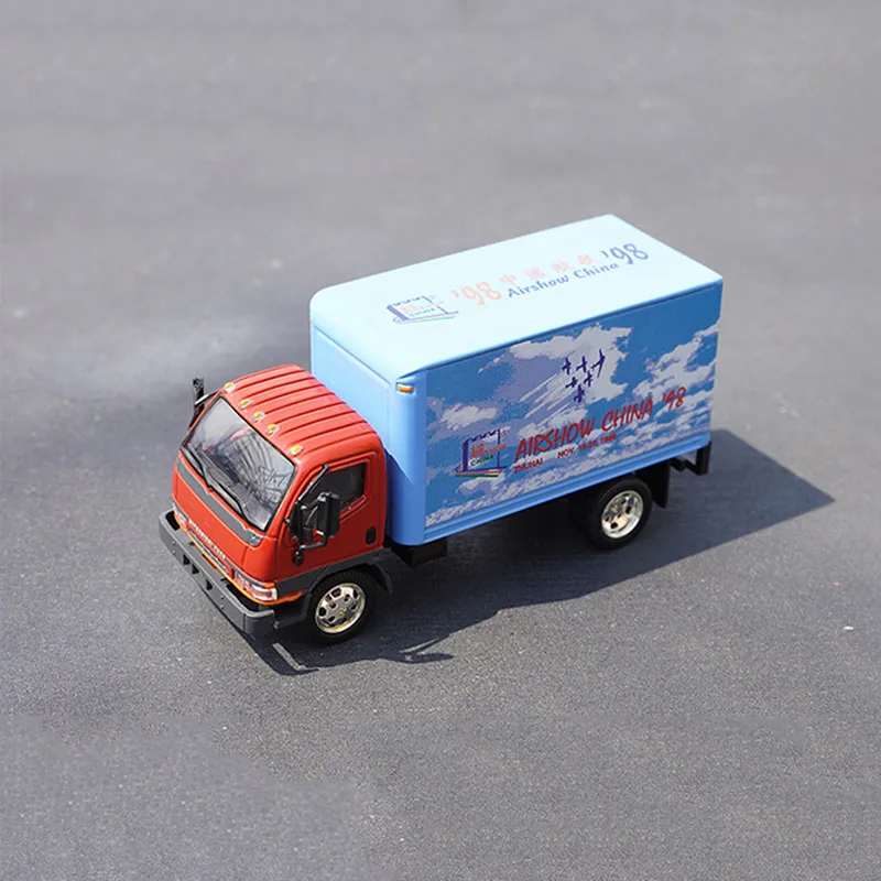 Масштаб 1:53 Mitsubishi FUSO Van Hong Kong Truck рекламная модель автомобиля из сплава Модель