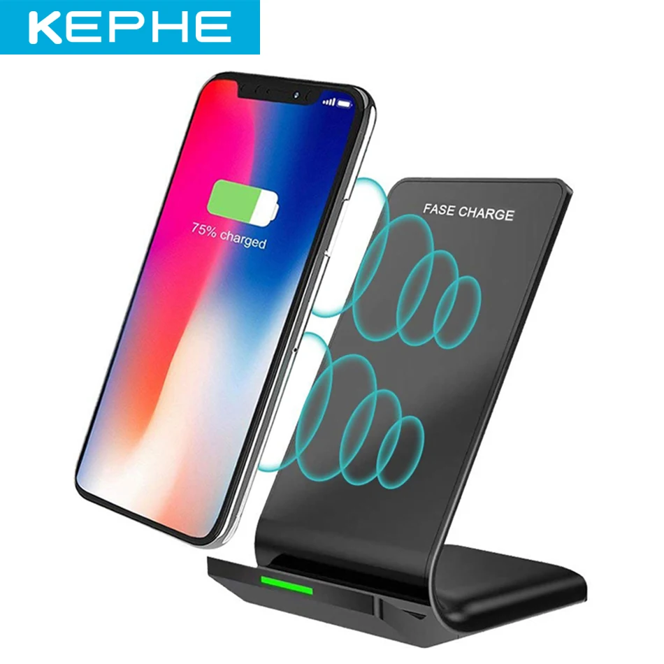 KEPHE 10 Вт Qi Беспроводное зарядное устройство для iPhone 12 11X8 Быстрая зарядка