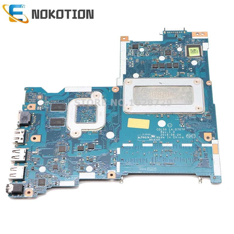 CDL50 LA-D707P 903787-601 903787-501 903787-001 материнской платы ноутбука для hp 15-Ай 15-AY180TX SR2ZV i7-7500U Radeon R7 M440 4 ГБ