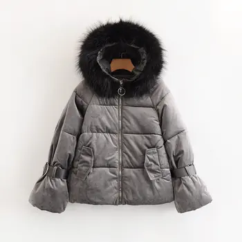 

Woah 2019 Cw80-87759 European and American fashion thickened cotton coat