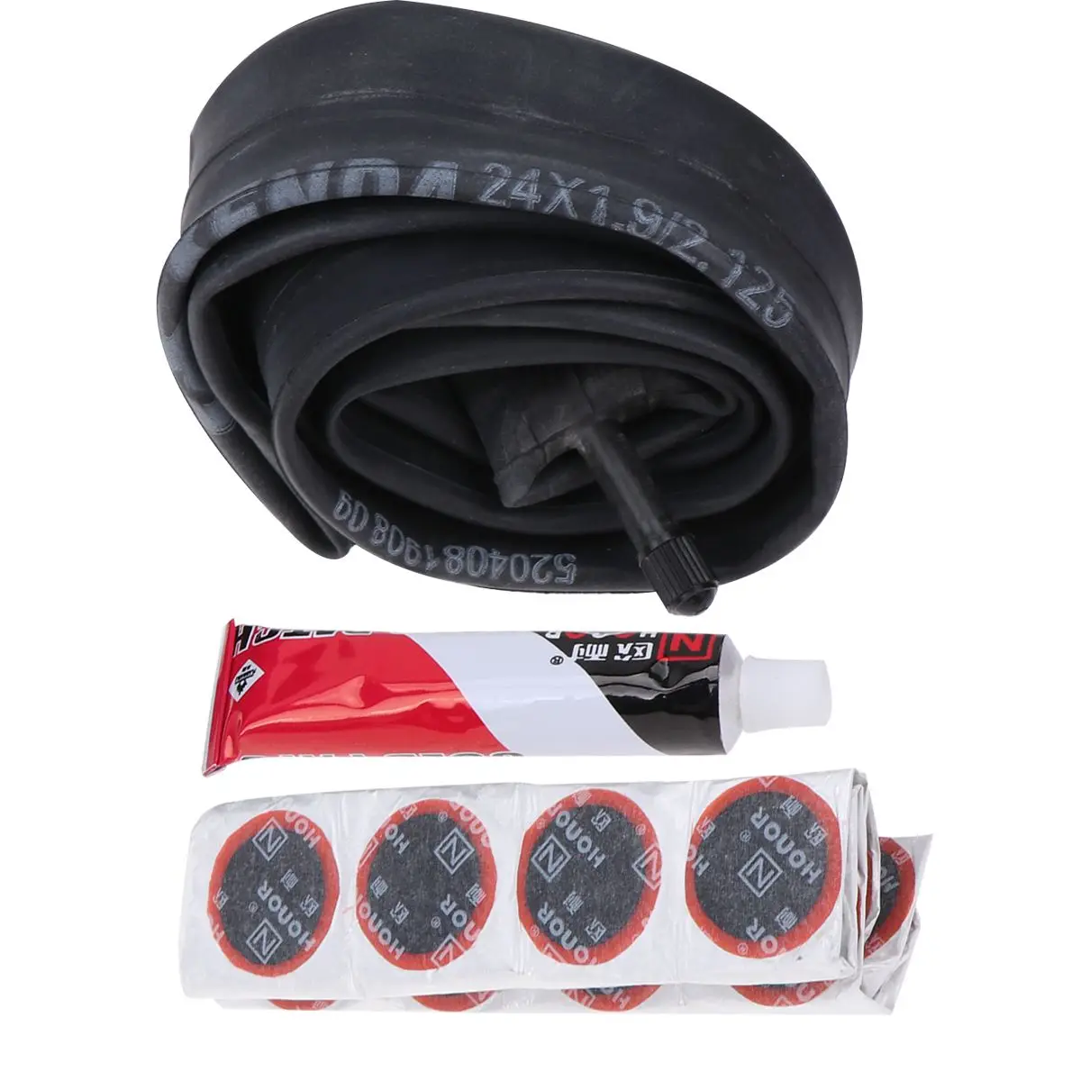 1 Set Bike Tire Repair Tool Durable Rubber American Valve Glue Inner Tube Pierce Pad for Bicycle | Спорт и развлечения