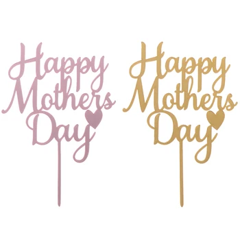 

Happy Birthday Mommy Acrylic Cake Topper Gold Mirror Cake Topper For Mother Birthday Party Cake Decorations