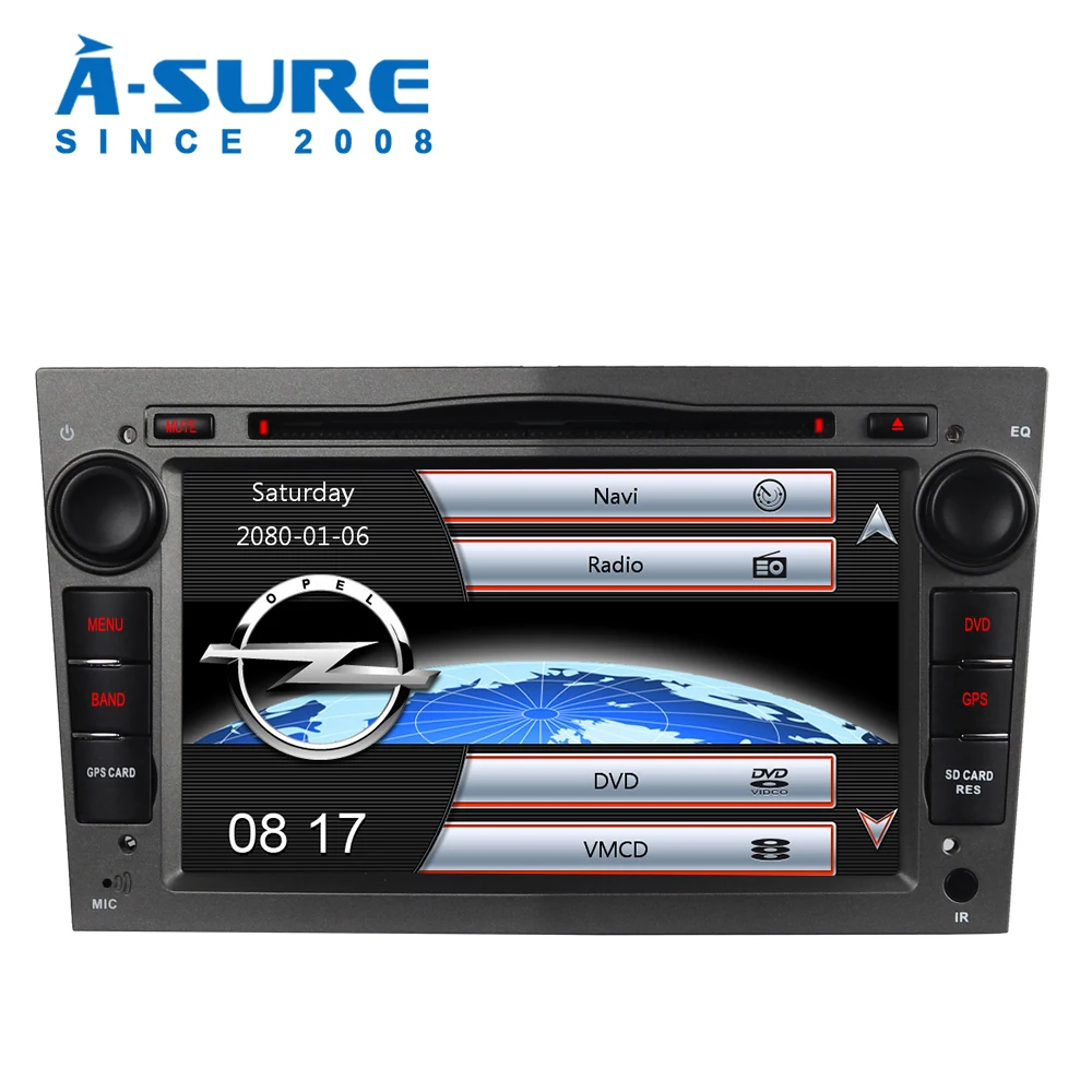 Уверенный автомобиль 7 дюймов 2 Din Авто радио GPS Стерео DVD плеер навигация для VAUXHALL