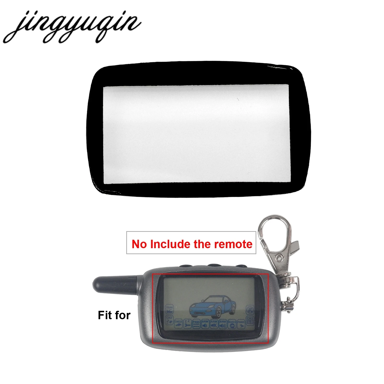 

Bilchave 20pcs For Starline A6/A9/A8/A4 LCD Remote 2 Way Controller KeyChain Glass Cover +Double Sides Adhesive Tape