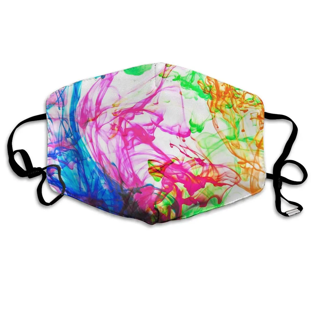 

Face Cloths Anti-Dust Mouth Cover Designer Colour Abstract Paint Flowers Washable And Reusable Cloth Warm Windproof For Women