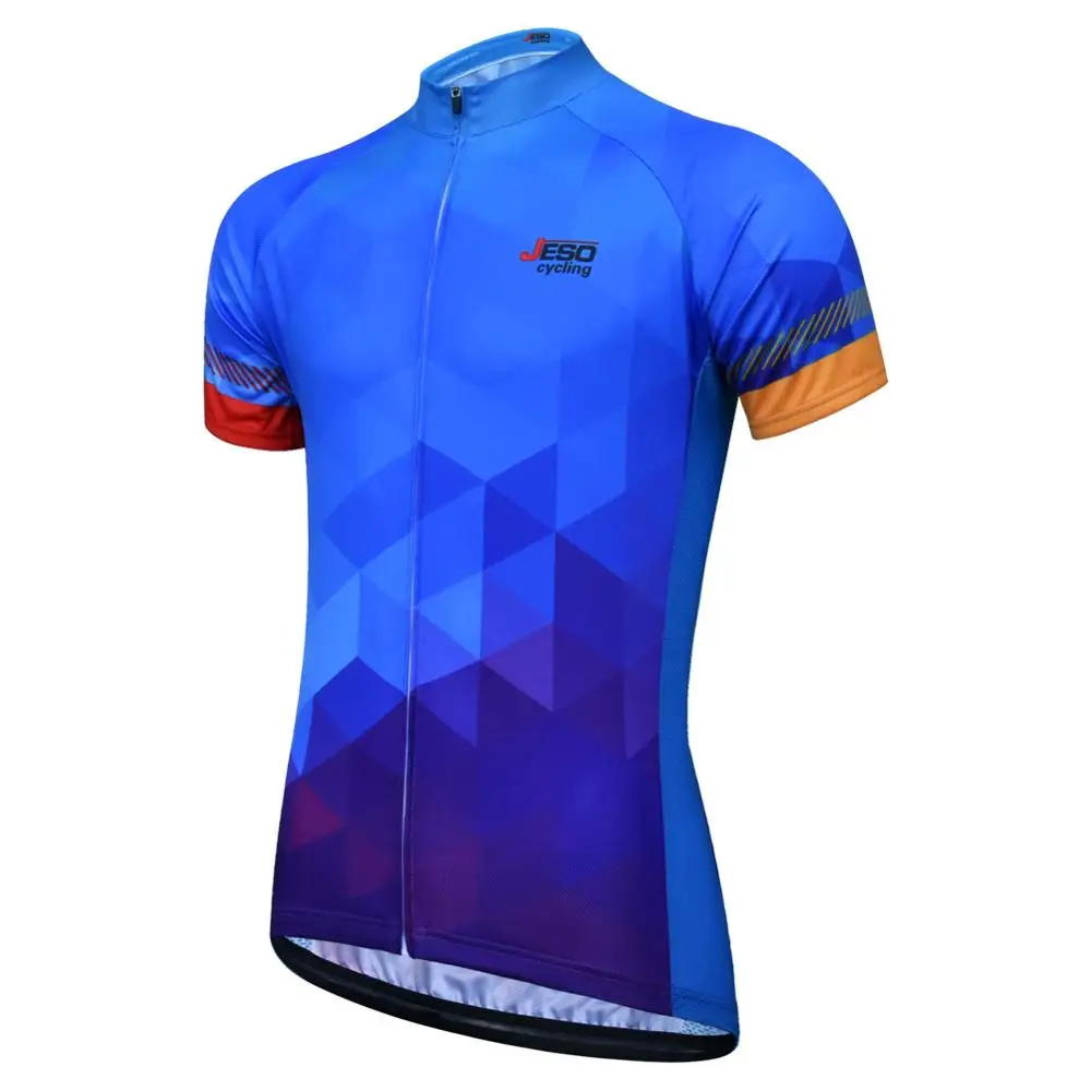 Новинка Pro Team, мужские майки для велоспорта, летняя одежда для велоспорта, Ropa Ciclismo, короткий рукав, полная молния, MTB велосипедные майки Джерси - Цвет: JS-133B