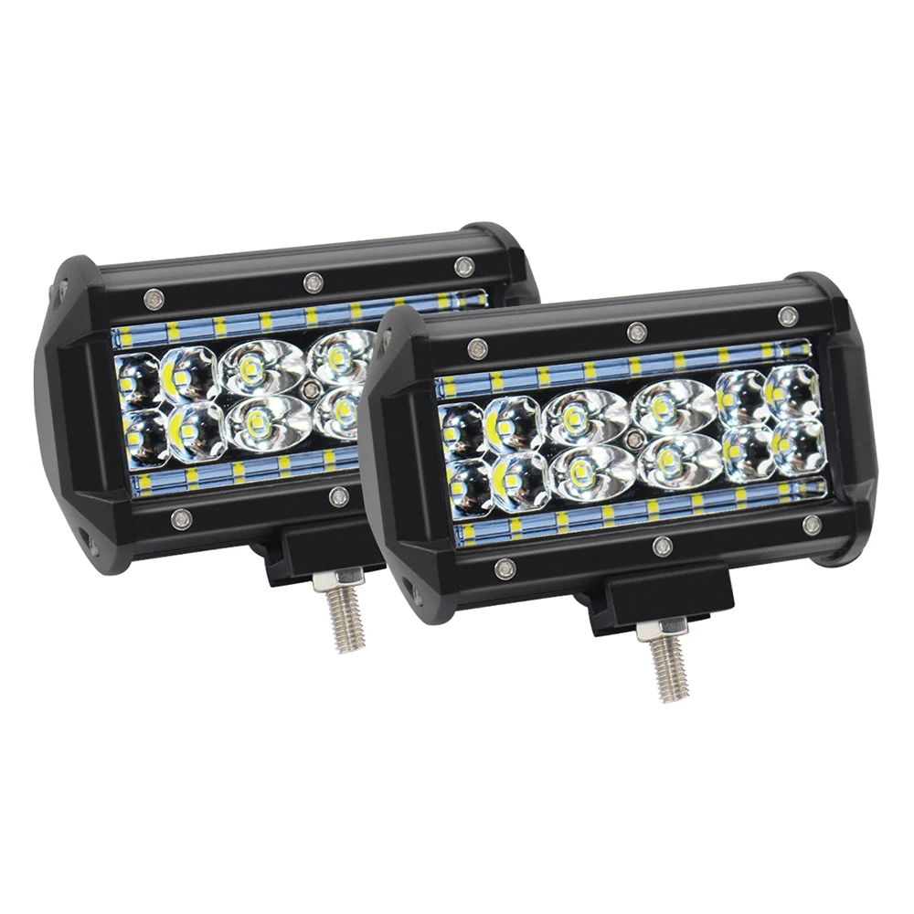 

1/2Pcs LED Light Bar 5" 84W Cube Led Work Lights Spot Beam Driving Fog Light Road Lighting for Jeep Car Truck SUV Boat Marine