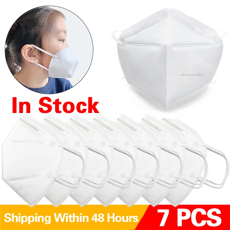 

In Stock Fast Delivery Kids KN95 Dustproof Anti-fog Breathable Face Masks N95 Mask 95% Child Filtration Features FFP2 children