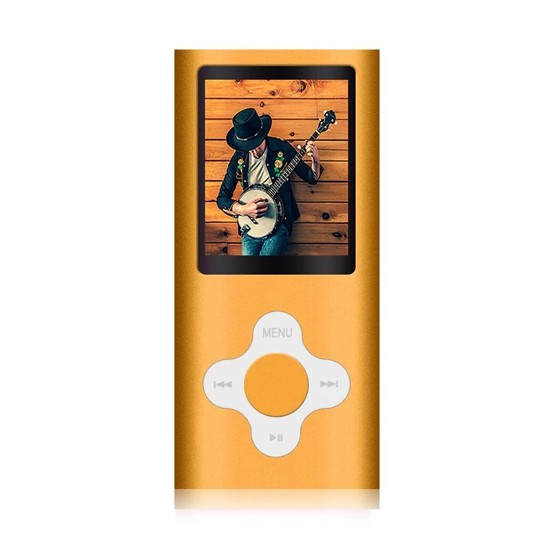 FFYY-Стильный Mp3/Mp4 плеер с 16 Гб Micro-Sd картой, поддержка просмотра фото, мини Usb порт 1,8 ЖК-дисплей, Цифровой музыкальный плеер, Воспроизведение медиа