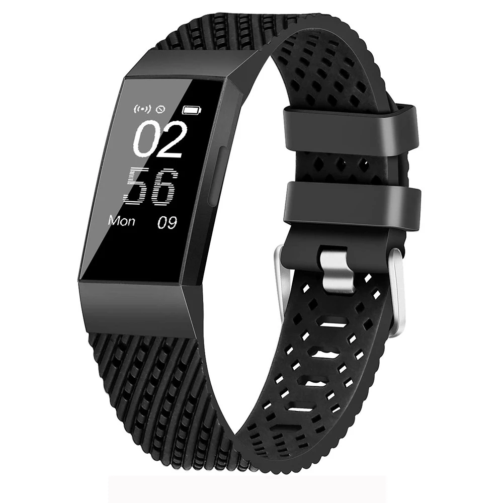 Для Fitbit charge 3 Band Спортивные Мягкие силиконовые наручные Смарт-часы ремешок для Fitbit Charge3 Correa сменный Браслет маленький большой