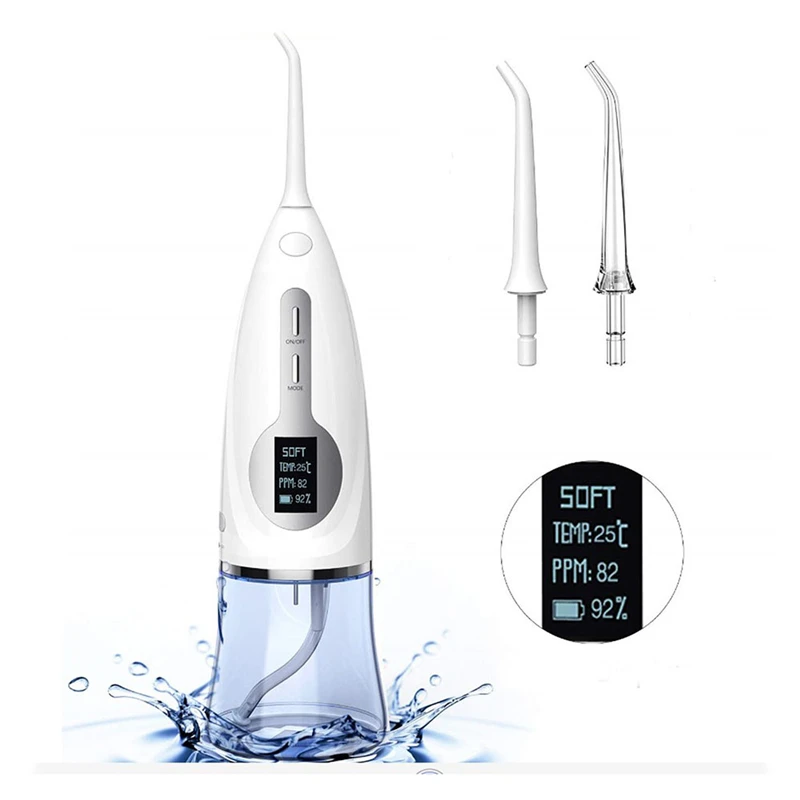 

[Global Version] Xiaowei W3 OLED Portable Smart 3 Modes Electric Oral Irrigator Wireless Waterproof USB Charging Water Flosser