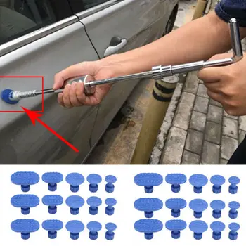 

30pcs Blue Car Dent Repair Tool Nylon Suction Cup Hammer Slider Puller Tab Hail