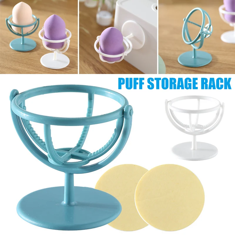 

Makeup Puff Blender Storage Rack Rotating Sponge Drying Stand Makeup Holder DC120