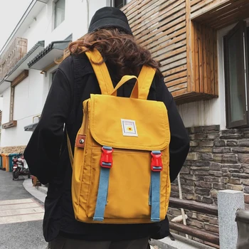 

2020 New Fashion Women Backpack Waterproof Large Capacity Nylon Bagpack Street Style Female College Student Bag Travel Bag bts