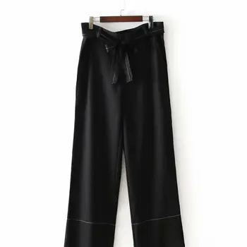 

Hot sale BB40-9638 European and American fashionable bright-line casual pants