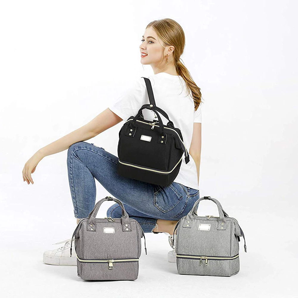 LOOZYKIT, модная сумка для подгузников для мам и мам, брендовая Большая вместительная сумка для малышей, рюкзак для путешествий, дизайнерская сумка для ухода за ребенком
