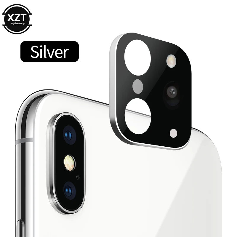 Rear Camera Protector Film For iPhone Apple X XS MAX Seconds Change iphone 11 Pro Max Case Fake Sticker Len Cover | Мобильные