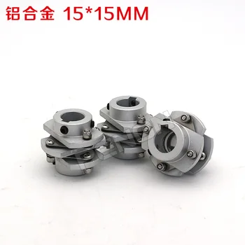

CNC machine tool spindle encoder special butterfly coupling 15*15mm aluminum alloy with keyway 15X15