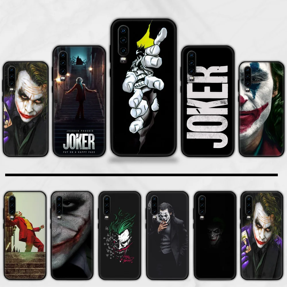 Мягкий черный чехол для телефона Joker Harley Bad Man Marvel Huawei P9 P10 P20 P30 Lite 2016 2017 2019 plus pro P smart |