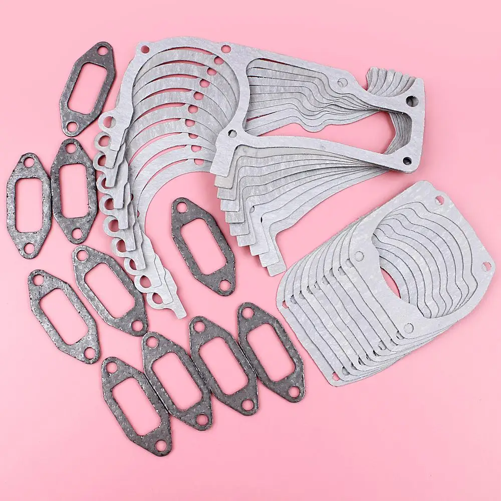 Kit Guarnizioni Silenziatore Cilindro Carter Per Motosega Husqvarna 362 372 365 371 371K 375K 503627201, 503961501, 503775901