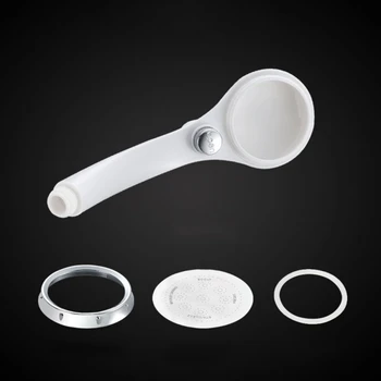 

Japanese Style Pressurized Shower Head With Switch Household Adjustable Shower Head Bathroom Water Saving Supplies