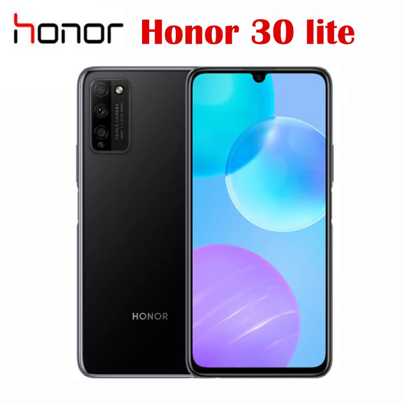 Официальный Новый оригинальный Honor 30 Lite 5G сотовый телефон MTK6873 6 5 дюймов ЖК