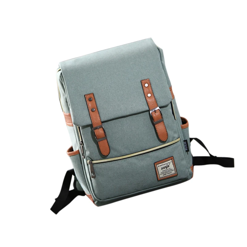 light green JODIMITTY, модный рюкзак для ноутбука, женские сумки, мужские дорожные рюкзаки, Ретро стиль, повседневная сумка, школьные сумки для подростков - Цвет: light green