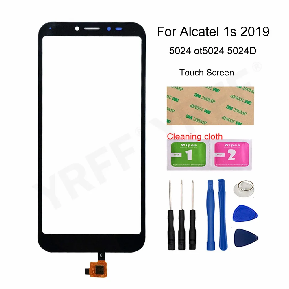 Сенсорный экран для Alcatel 1S 2019 дигитайзер сенсорного экрана 1s 5024 OT5024 5024D передняя