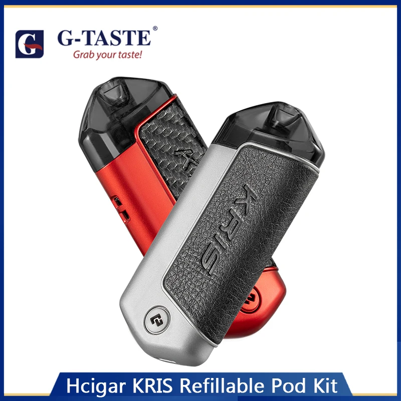 G taste Hcigar KRIS многоразовый набор Vape Pod с аккумулятором 650 мАч и картриджем 2 0 мл для