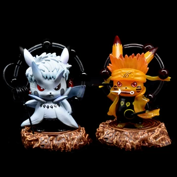 

POKEMON Action Figure Cosplay Anime Pocket Monster Pikachu Game Poké Model One Piece Collect Decoration Toy For Kids Gift