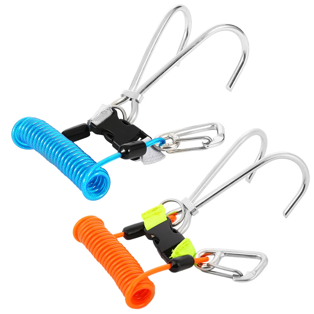 KEEP-Drift-Hook-Spring-Anti-Lost-Rope-Double-End-Diving-Hook-with ...