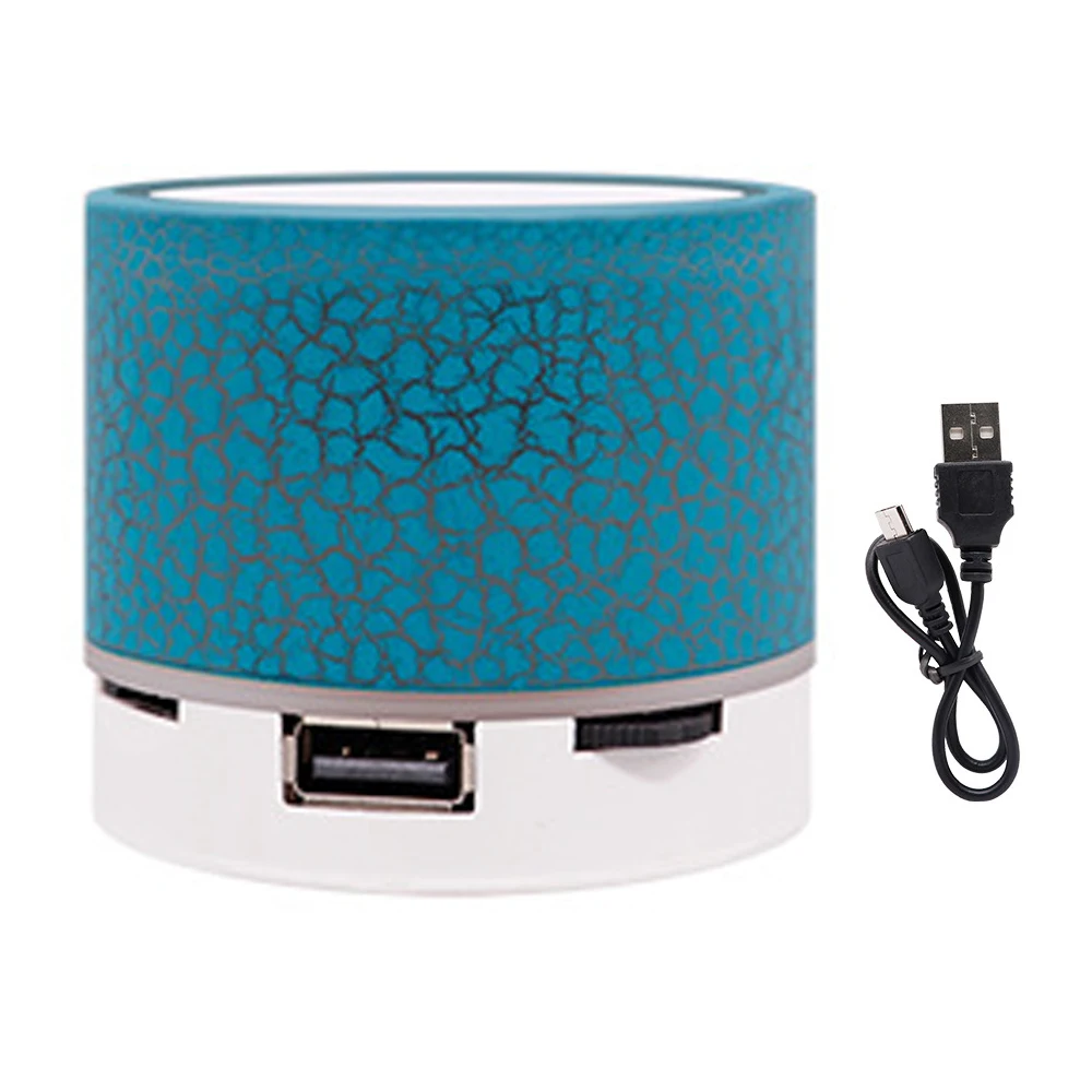 A9 мини беспроводной Bluetooth динамик громкий динамик трещины светодиодный цветной TF USB Сабвуфер Bluetooth динамик s Mp3 стерео аудио музыкальный плеер