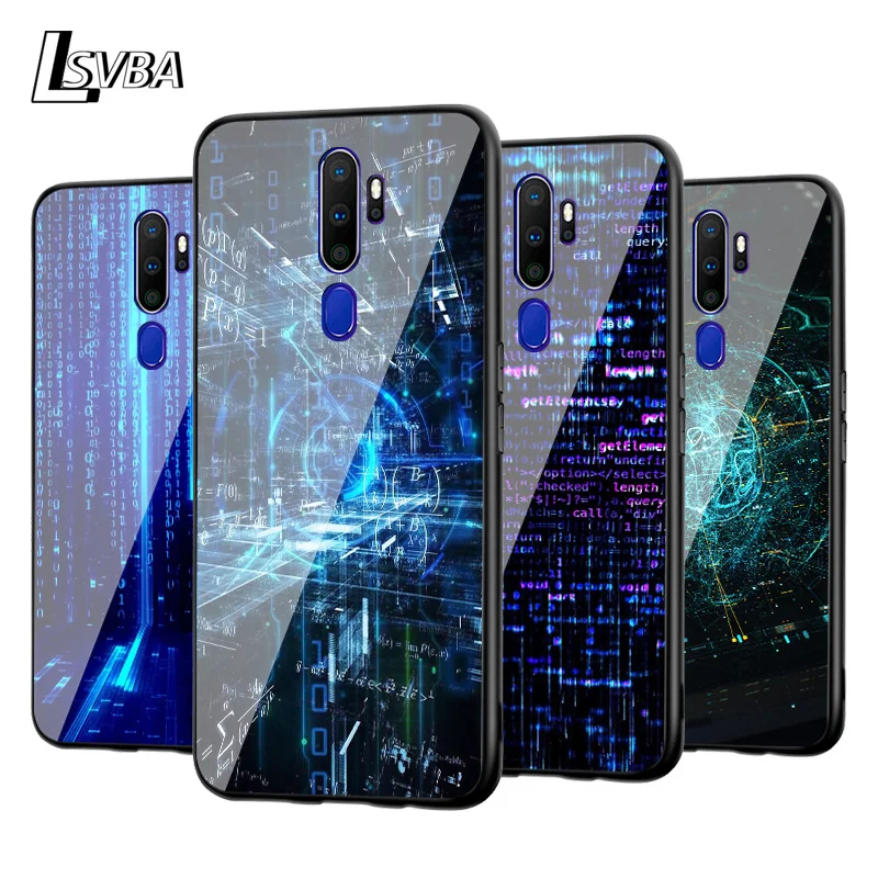 

Cool Data Program Art For OPPO Reno 4 3 ACE A9 A5 F15 Realme C2 K5 K3 R17 R15 Pro 4G 5G 2020 Soft Phone Case