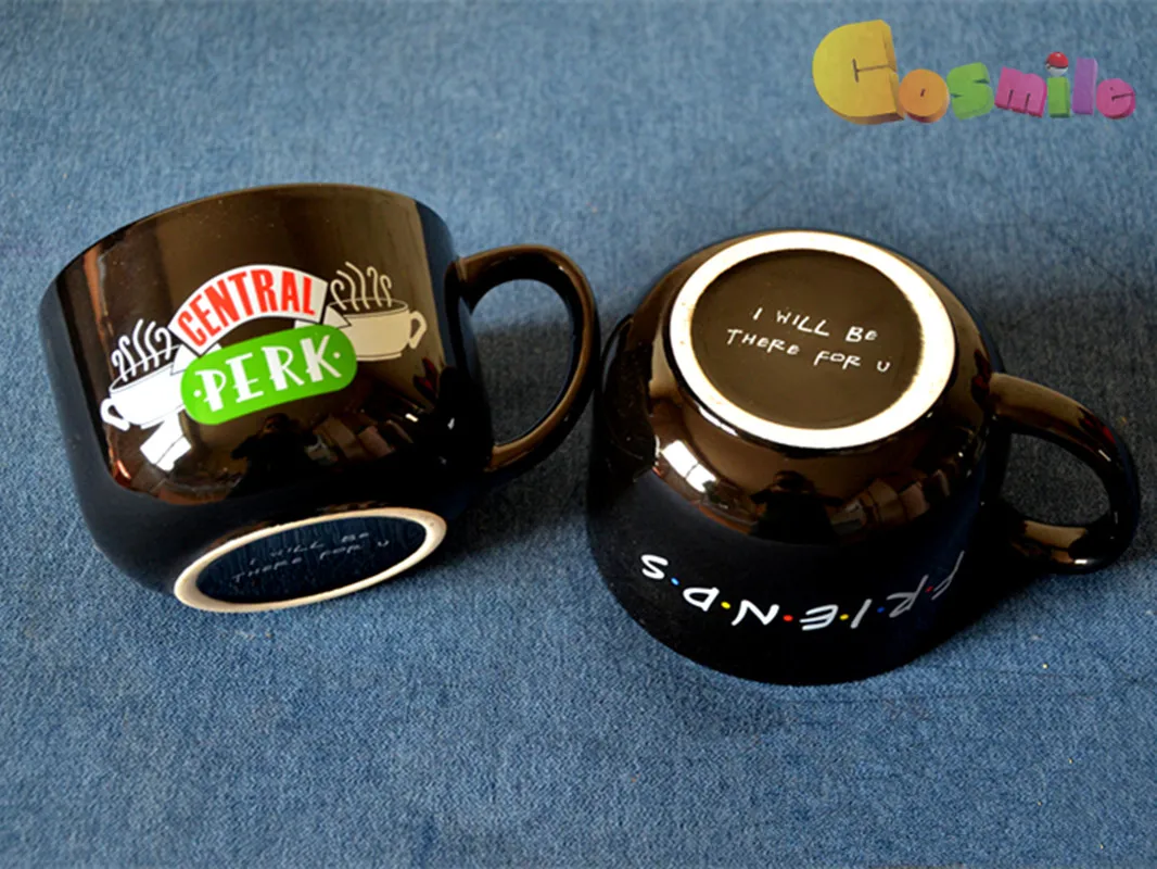 

Cosmile TV Shows Friends Central Perk Hugsy Joey Partner 600ml High-capacity Bowl-type Water Coffee Cup Articles Limited Gift