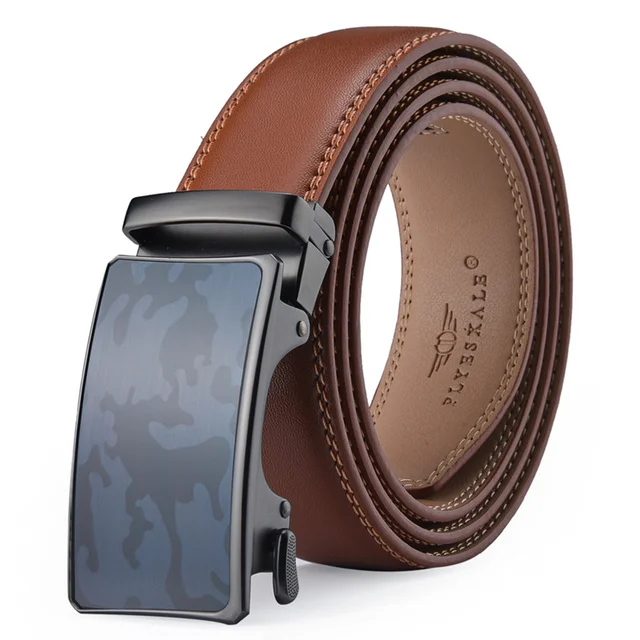 Famous Brand Designer Male Belt New Arrival Brown Black Leather Strap Men's Belts Luxury Automatic Buckle Belts For Men B700 K302S9