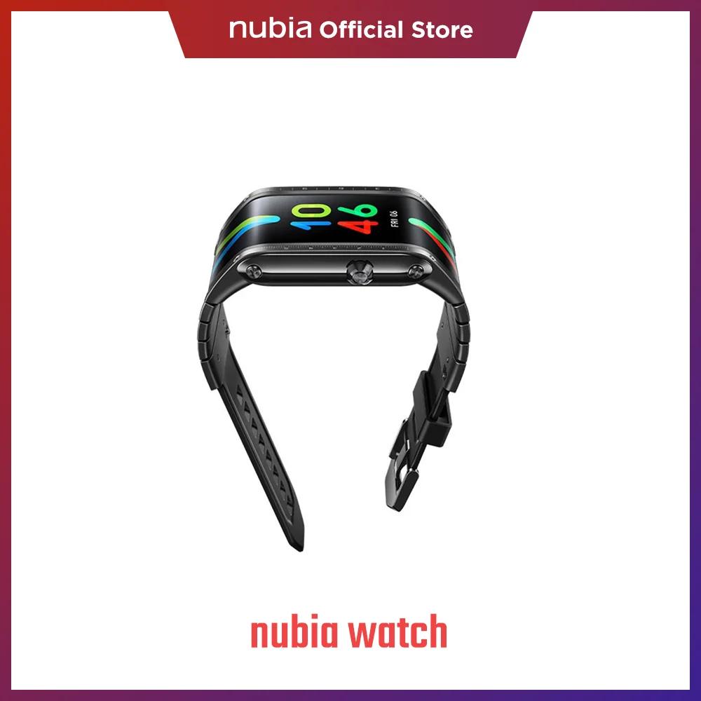Оригинальная глобальная версия nubia Watch 4 01 'ɺMOLED Складная Гибкая Snapdragon 8909W 1GB 8GB