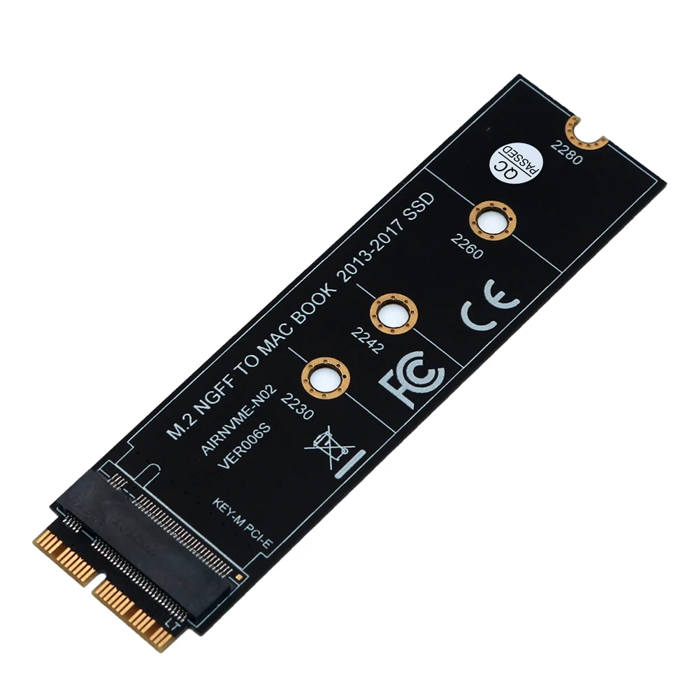M.2 адаптер M.2 NGFF PCIe AHCI SSD адаптер для MACBOOK Air 2013 A1466 Pro A1398 A1502 A1419 для Apple SSD адаптер