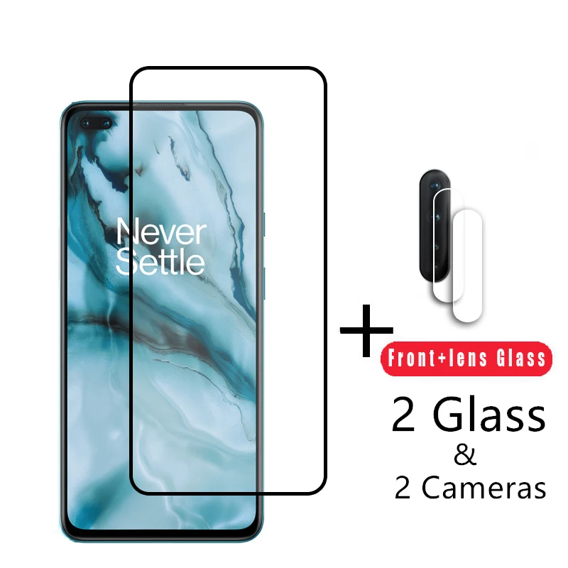 

4in1 Camera Screen Protector For OnePlus Nord Tempered Glass for OnePlus Nord Full Camera Glass for OnePlus 8 Nord 5G Glass