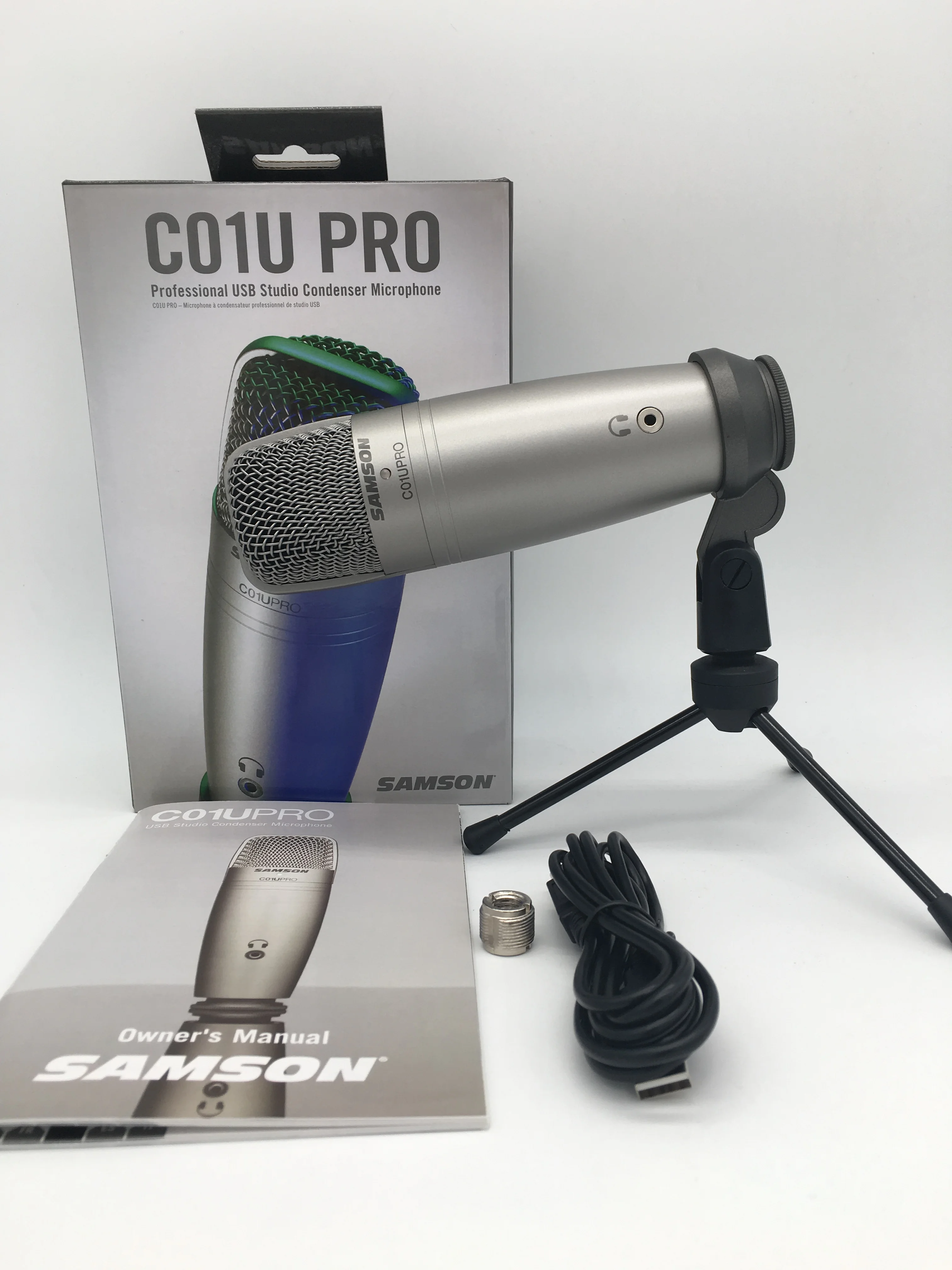 Samson-コンデンサーマイクc01u pro,1ピース,2ピース,オリジナル,usb