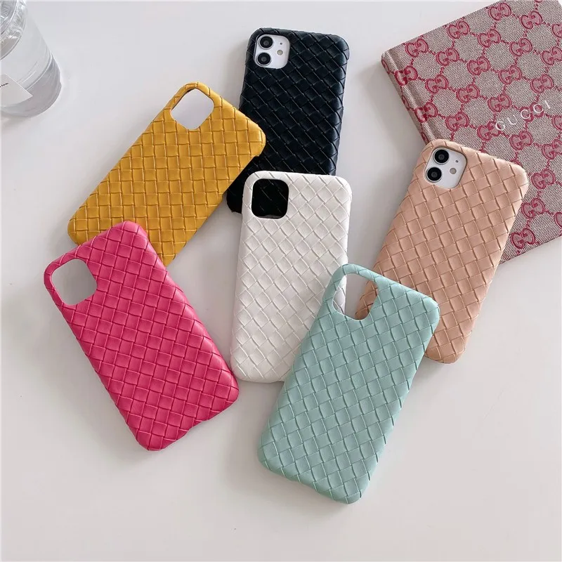 Woven Houndstooth Phone Case For Iphone 13 Pro Max/13 12 13 14pro Case Male  For Iphone 12 Pro Max Phone Case Cartoon Female For Iphone 14 Pro Max 14pro  Protective Case - Temu