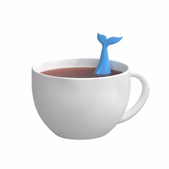 

1Pcs Tea Filter Silicone Whale-shape Tea Bag Strainer Loose Tea Strainer Coffee Spice Filter Kitchen Tools 3.16