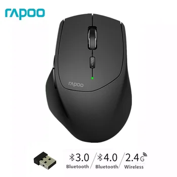 

New Rapoo MT550G Multi-mode Wireless Mouse Switch between Bluetooth 3.0/4.0 and 2.4G for Four Devices Connection Computer Mouse