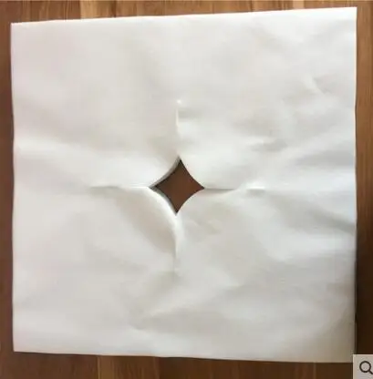 100 толстое одноразовое полотенце, салфетки для салона красоты, массажный матрас, полотенце для лица, нетканое полотенце с отверстиями