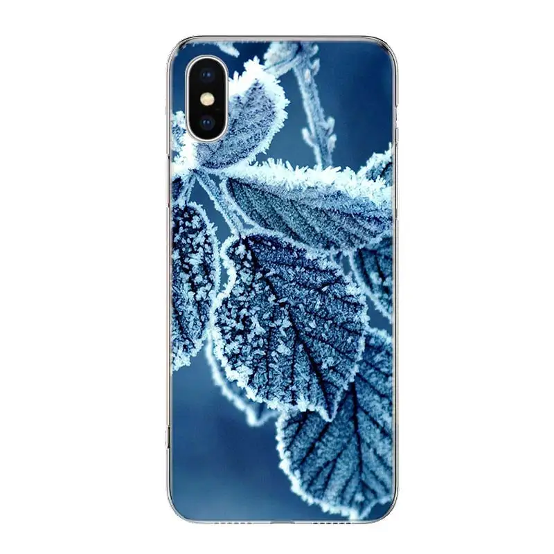 TW151-4 Пейзаж зимний светильник Снежный чехол для телефона для iPhone 11 Pro 7 6X8 6S Plus XS MAX+ XR 5S SE 10 Ten Art TPU Coque Capa Shell - Цвет: TW151-4