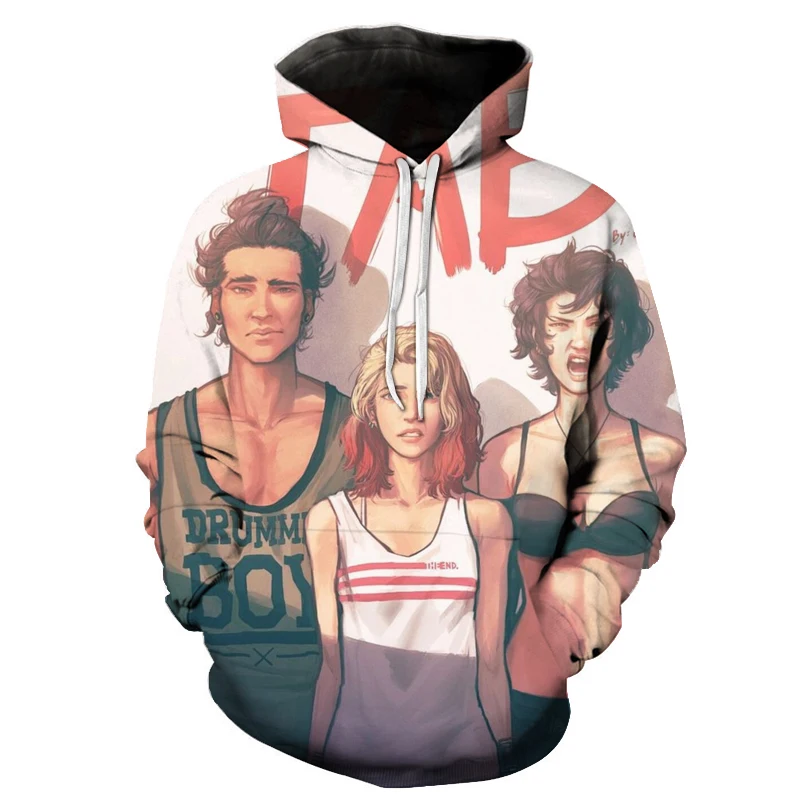 2019 Autumn Men Hoodie Japanese Anime Cartoon Character 3D Print Sweatshirt menwomen Casual Harajuku Long Sleeve Pocket Pullover | Мужская