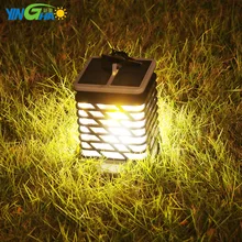 Cолнечная Свеча лампа Наружное украшение сада Европейский стиль подвесные светильники наружная лампа для освещения местности водонепроницаемый зонтик со светодиодом свет G