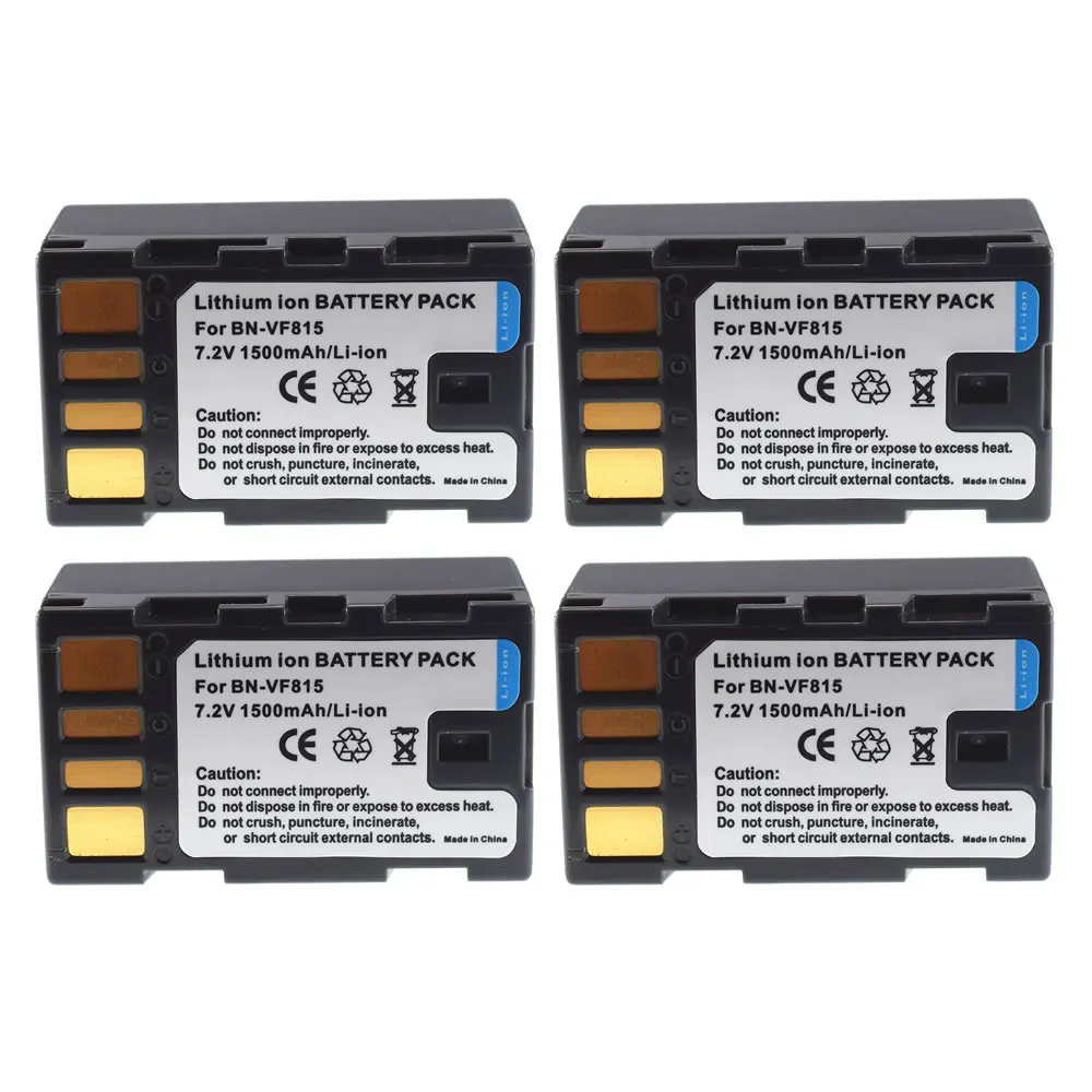 4X BN-VF815 для видеокамеры JVC GR-D720US D728 D750US D750 D771 D720 D740US GZ-MG575 MG555 | Электроника