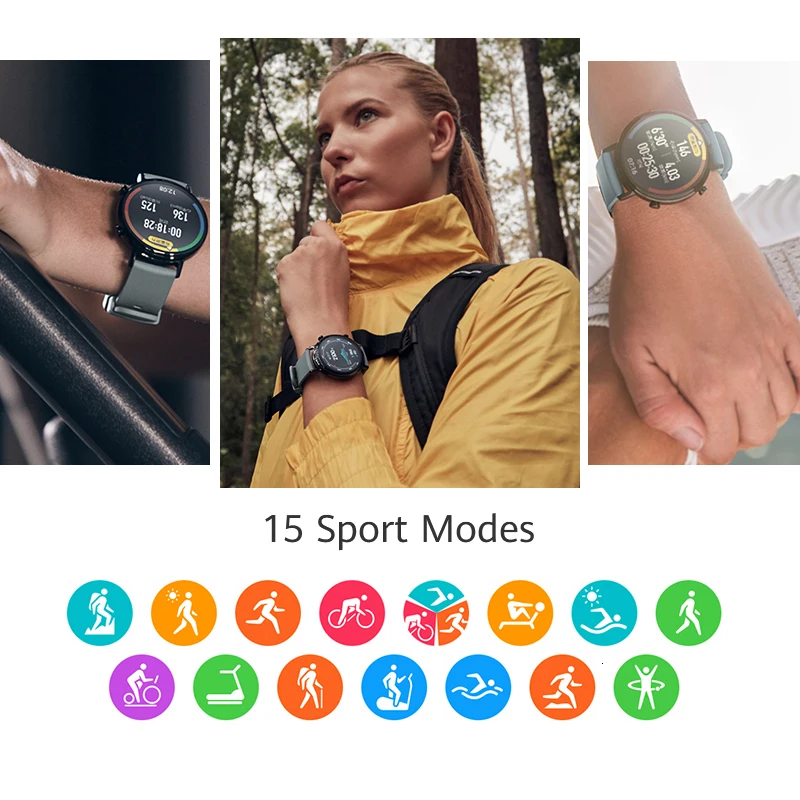 Huawei часы GT2 GT 2 спортивная версия 42 мм Смарт часы Bluetooth Смарт часы 215 мАч NFC gps 5,1 Ringer Pulse для Android iOS